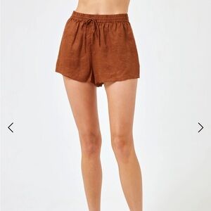 NWT L*Space Rio Linen Shorts (Size L but run extremely small)